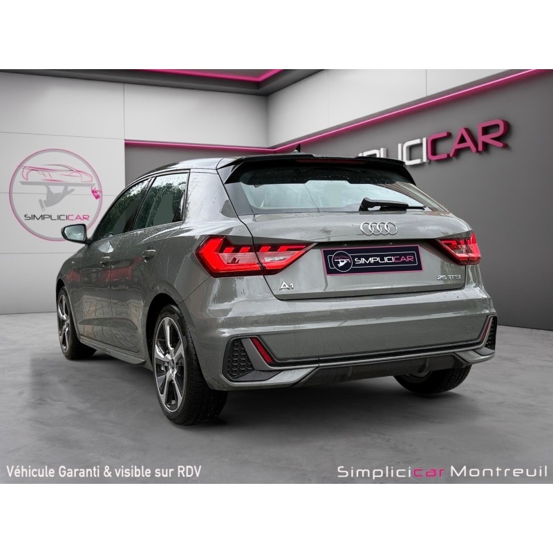 AUDI A1 SPORTBACK 25 TFSI 95 ch S Line/garantie 12 mois/historique, suivi complet/carplay