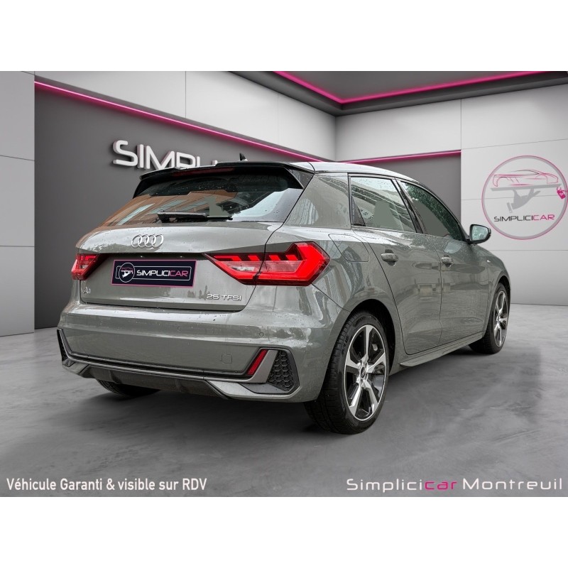 AUDI A1 SPORTBACK 25 TFSI 95 ch S Line/garantie 12 mois/historique, suivi complet/carplay