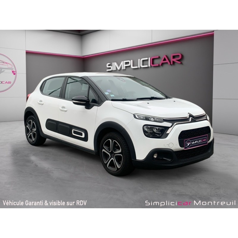 CITROEN C3 SOCIETE PURE TECH 83 SS BVM FEEL NAV 2 PLACES GPS CARPLAY TVA ENTRETIENS CITROEN