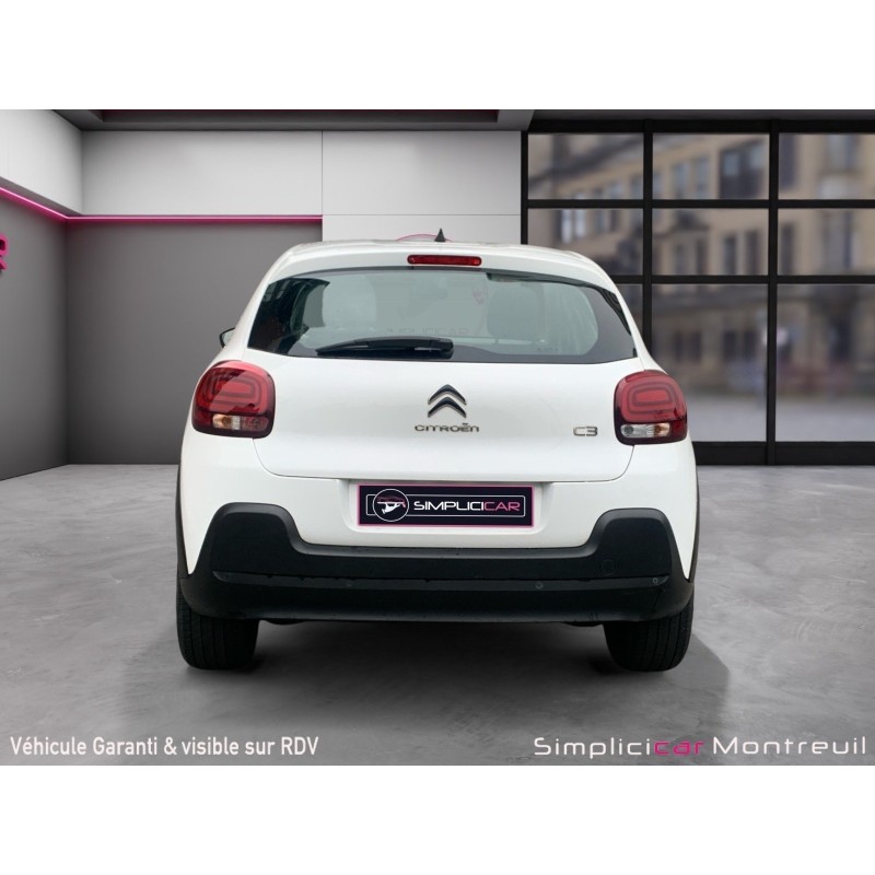 CITROEN C3 SOCIETE PURE TECH 83 SS BVM FEEL NAV 2 PLACES GPS CARPLAY TVA ENTRETIENS CITROEN