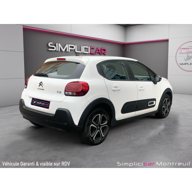 CITROEN C3 SOCIETE PURE TECH 83 SS BVM FEEL NAV 2 PLACES GPS CARPLAY TVA ENTRETIENS CITROEN