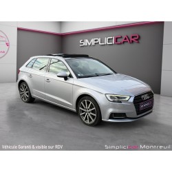 AUDI A3 SPORTBACK TFSI 150 S tronic 7 S Line/cuir complet/entretien et suivi complet/ pack hifi/toit ouvrant/garantie 12 mois