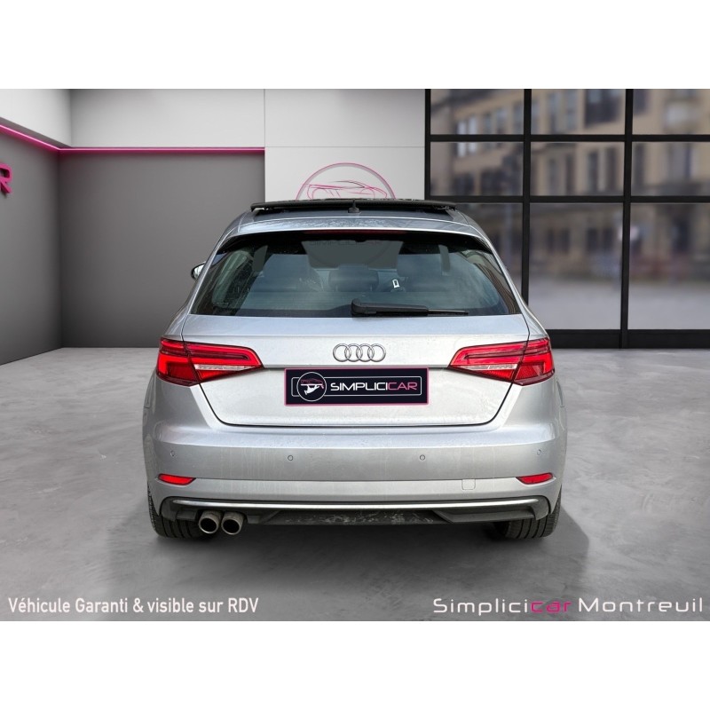 AUDI A3 SPORTBACK TFSI 150 S tronic 7 S Line/cuir complet/entretien et suivi complet/ pack hifi/toit ouvrant/garantie 12 mois