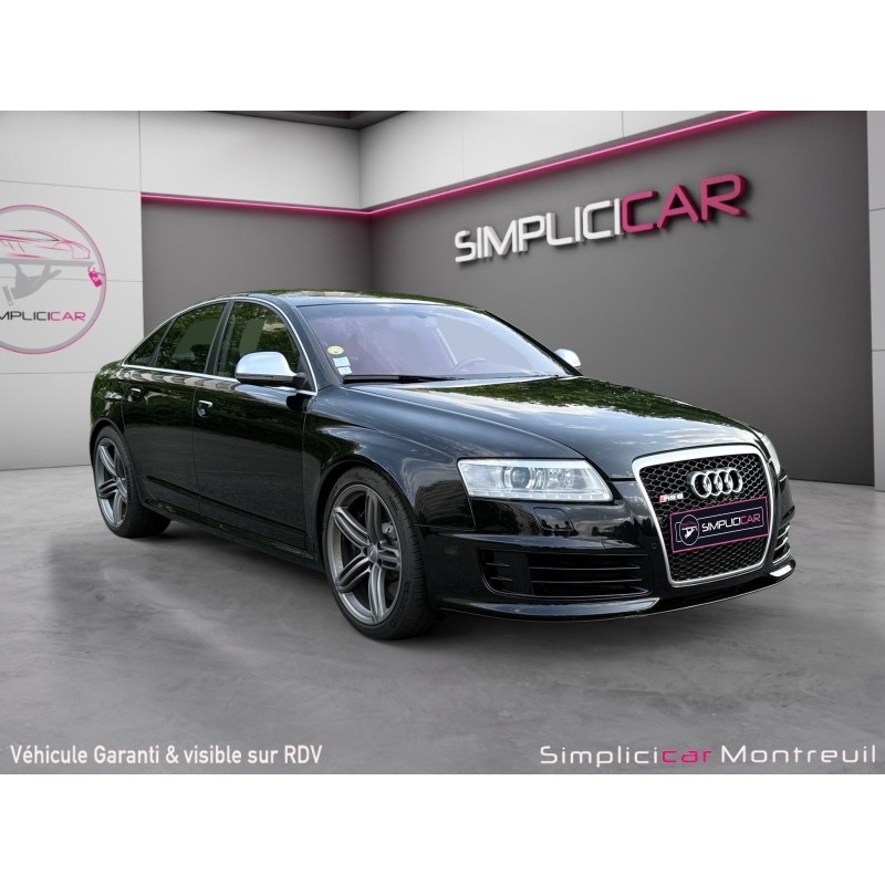 AUDI RS6 V10 5.0 TFSI 580 Quattro Tiptronic  HISTORIQUE FULL AUDI APPLE CARPLAY BOSE SIEGES CHAUFFANTS GARANTIE 12 MOIS