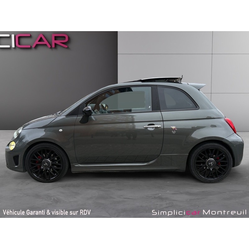 ABARTH 595 MY16 1.4 Turbo 16V T-Jet 165 ch BVA5 Turismo/garantie 12 mois/suivi, historique complet/carplay/toit ouvrant