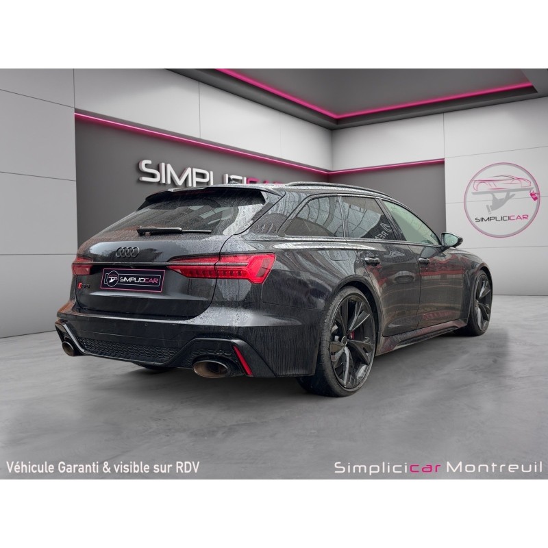 AUDI RS6 AVANT V8 4.0 TFSI 600 ch Tiptronic 8 Quattro RS6 immatriculation française sièges rs ventilés et chauffants...