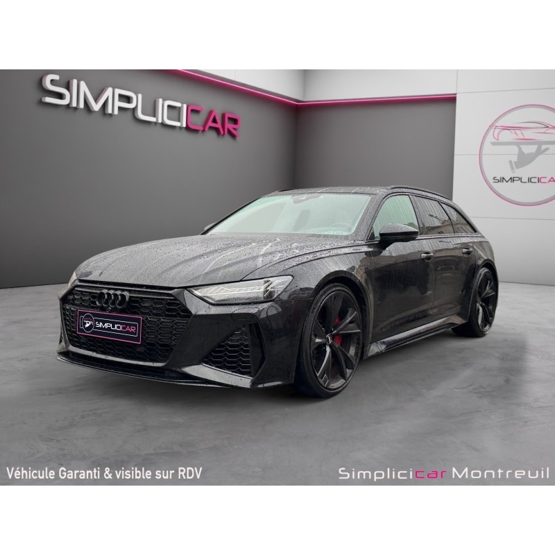 AUDI RS6 AVANT V8 4.0 TFSI 600 ch Tiptronic 8 Quattro RS6 immatriculation française sièges rs ventilés et chauffants...