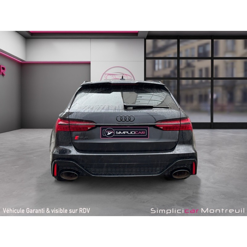 AUDI RS6 AVANT V8 4.0 TFSI 600 ch Tiptronic 8 Quattro RS6 immatriculation française sièges rs ventilés et chauffants...