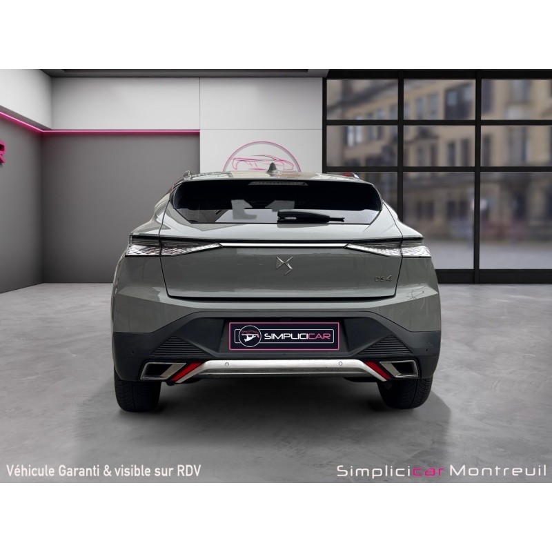 DS DS 4 130 EAT8 Cross Rivoli sièges cuir toit ouvrant panoramique carplay affichage tête haute caméra de recul 360...
