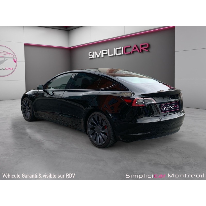 TESLA MODEL 3 Performance AWD BATTERIE SOH 100 GARANTIE 12 MOIS