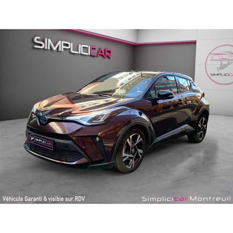 TOYOTA C-HR HYBRIDE MY22 1.8L Collection carplay camera cuir alcantara garantie 12 mois