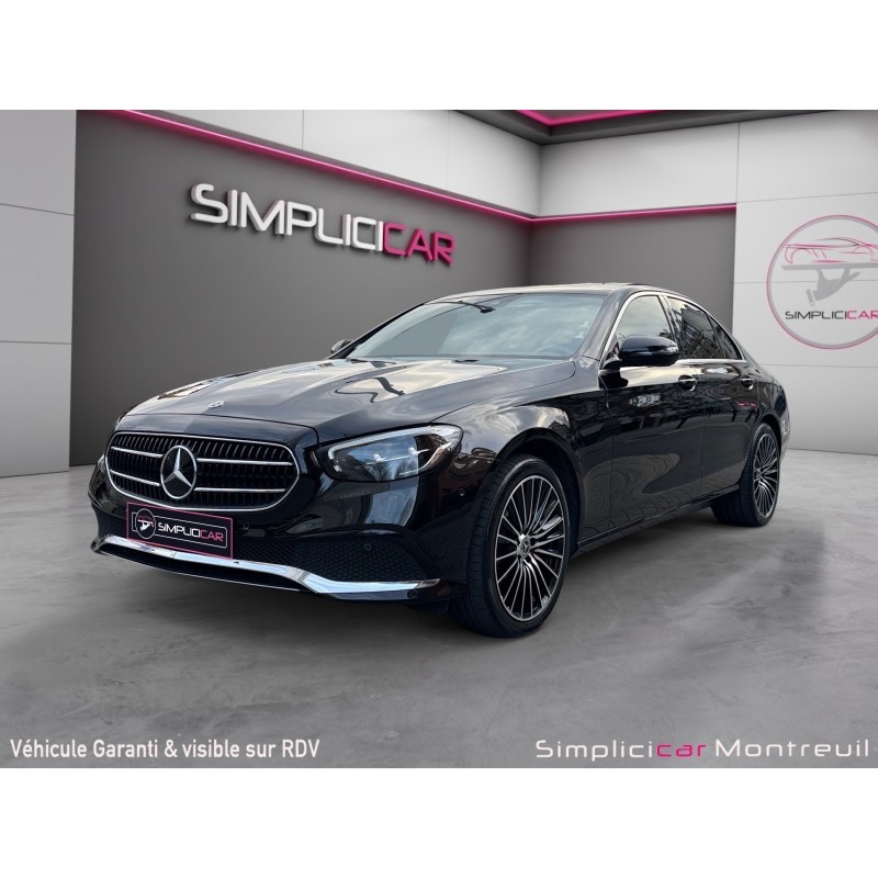 MERCEDES CLASSE E 220 d 9G-Tronic Avantgarde Line Tva récupérable Suivi mercedes Sièges cuir chauffants AV AR Carplay...