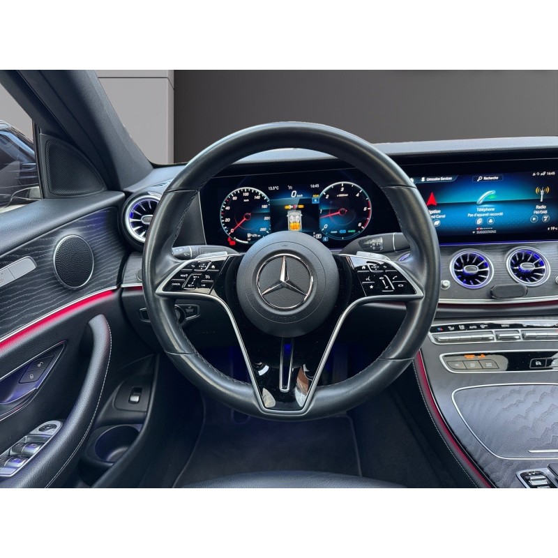 MERCEDES CLASSE E 220 d 9G-Tronic Avantgarde Line Tva récupérable Suivi mercedes Sièges cuir chauffants AV AR Carplay...