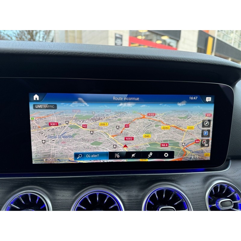 MERCEDES CLASSE E 220 d 9G-Tronic Avantgarde Line Tva récupérable Suivi mercedes Sièges cuir chauffants AV AR Carplay...