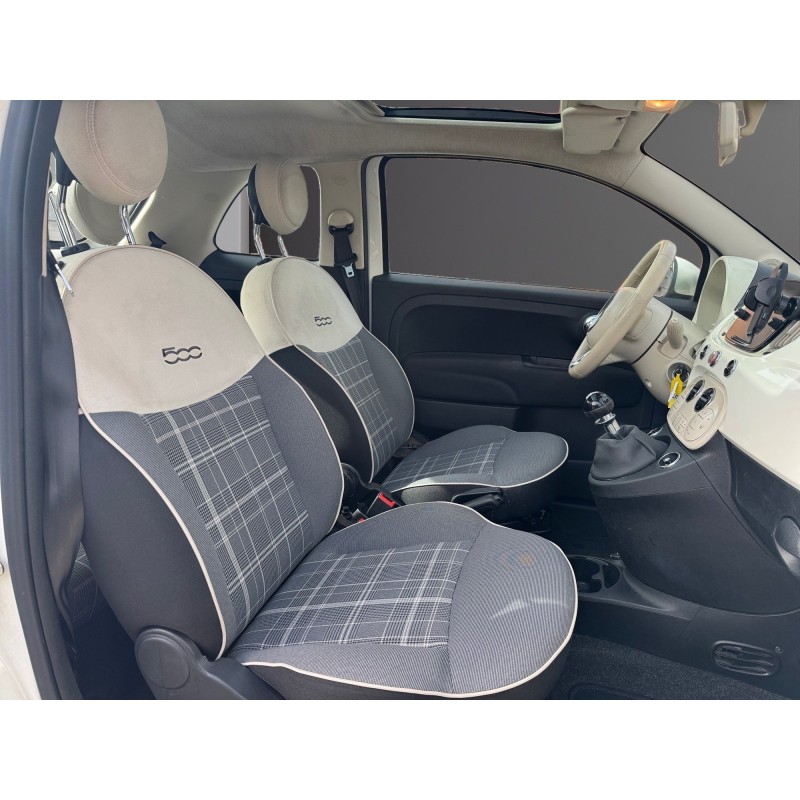 FIAT 500 SERIE 6 EURO 6D 1.2 69 ch Eco Pack Lounge Toit panoramique Carplay Garantie 12 mois