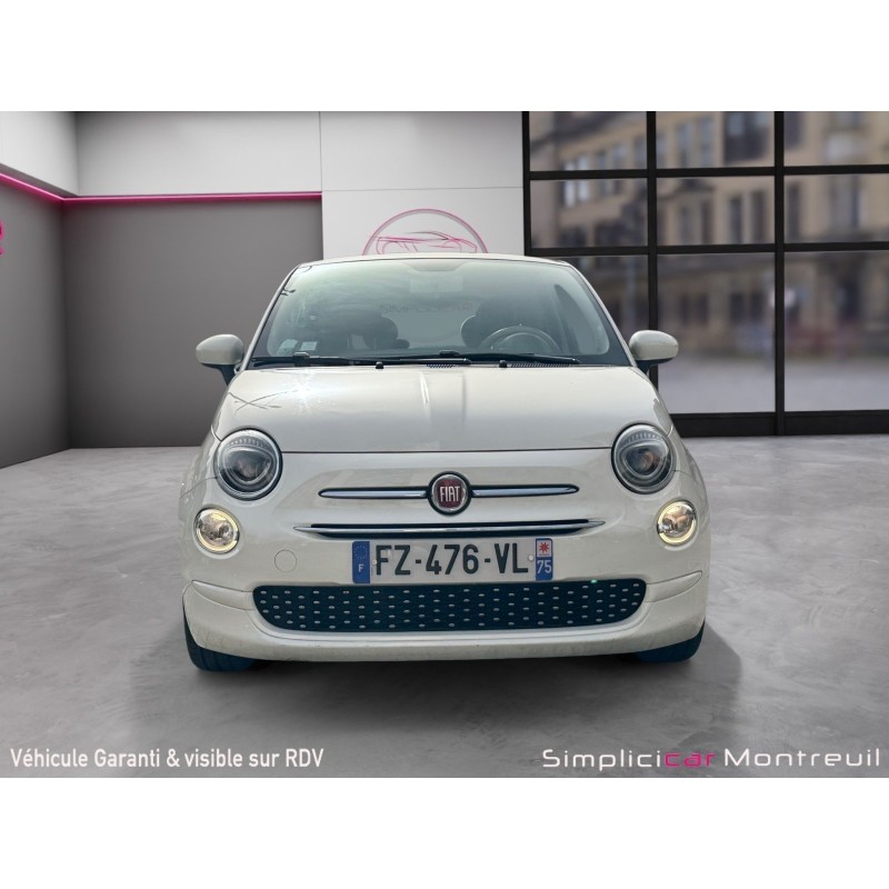 FIAT 500 SERIE 6 EURO 6D 1.2 69 ch Eco Pack Lounge Toit panoramique Carplay Garantie 12 mois