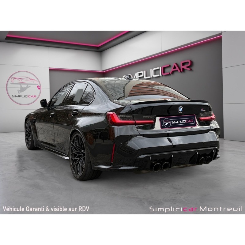 BMW M3 COMPETITION G80 510 ch BVA8 garantie 12 mois suivi historique complet