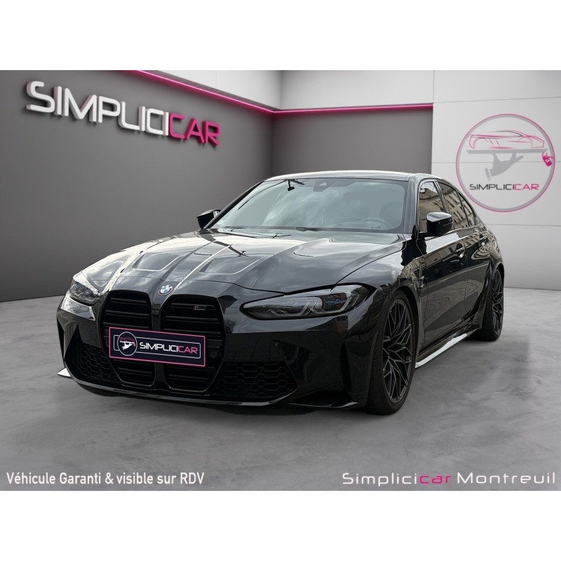 BMW M3 COMPETITION G80 510 ch BVA8 garantie 12 mois suivi historique complet
