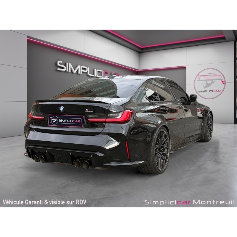 BMW M3 COMPETITION G80 510 ch BVA8 garantie 12 mois suivi historique complet
