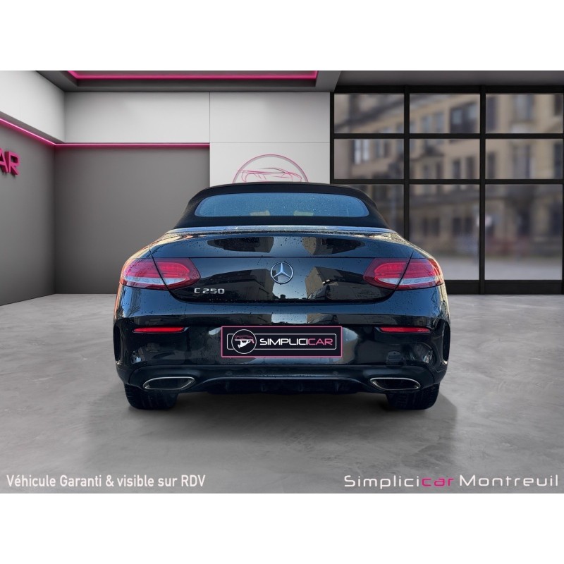 MERCEDES CLASSE C CABRIOLET 250 9G-Tronic Sportline Suivis complet Sièges cuirs électriques chauffants Garantie 12 mois