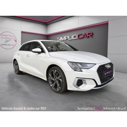 AUDI A3 SPORTBACK 40 TFSIe 204 S tronic 6 Design Luxe S-line Sièges chauffants Carplay Virtual Cockpit Garantie 12 mois