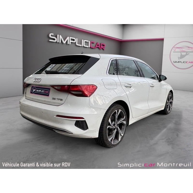 AUDI A3 SPORTBACK 40 TFSIe 204 S tronic 6 Design Luxe S-line Sièges chauffants Carplay Virtual Cockpit Garantie 12 mois
