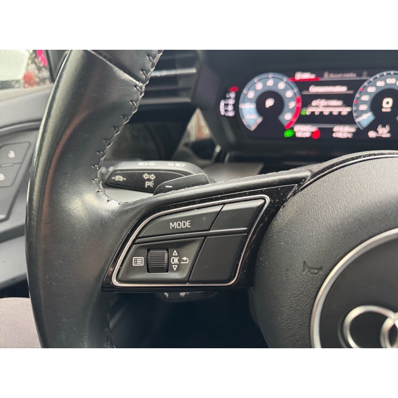 AUDI A3 SPORTBACK 40 TFSIe 204 S tronic 6 Design Luxe S-line Sièges chauffants Carplay Virtual Cockpit Garantie 12 mois