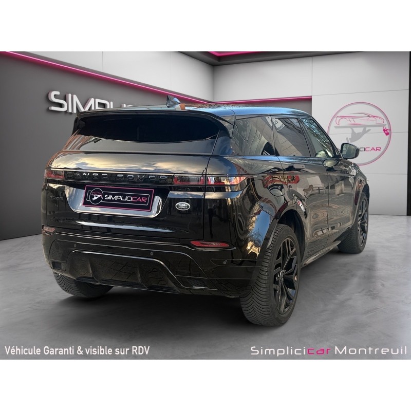 LAND ROVER RANGE ROVER EVOQUE D200 MHEV AWD BVA9 R Dynamic SE toit ouvrant entretiens constructeur garantie 12 mois