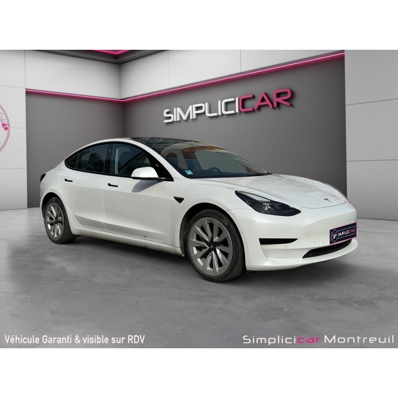 TESLA MODEL 3 Autonomie Standard Plus RWD Première main TVA Garantie 12 mois Batterie Garantie 2030