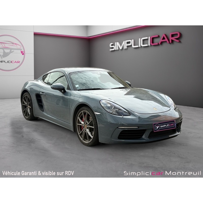 PORSCHE 718 CAYMAN 2.5i S 350 ch PDK historique, entretien, suivi complet, garantie 12 mois