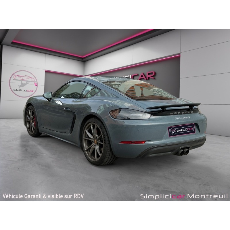 PORSCHE 718 CAYMAN 2.5i S 350 ch PDK historique, entretien, suivi complet, garantie 12 mois