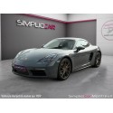 PORSCHE 718 CAYMAN 2.5i S 350 ch PDK historique, entretien, suivi complet, garantie 12 mois
