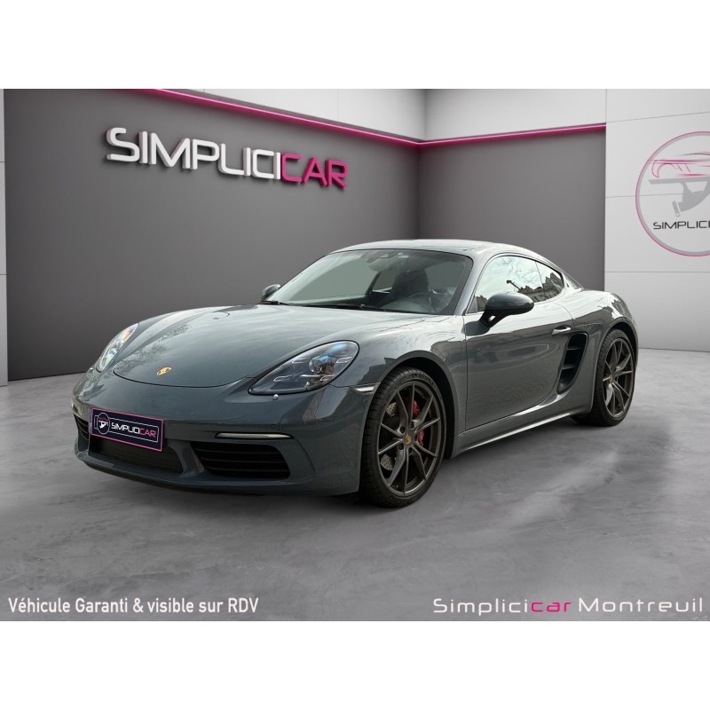 PORSCHE 718 CAYMAN 2.5i S 350 ch PDK historique, entretien, suivi complet, garantie 12 mois
