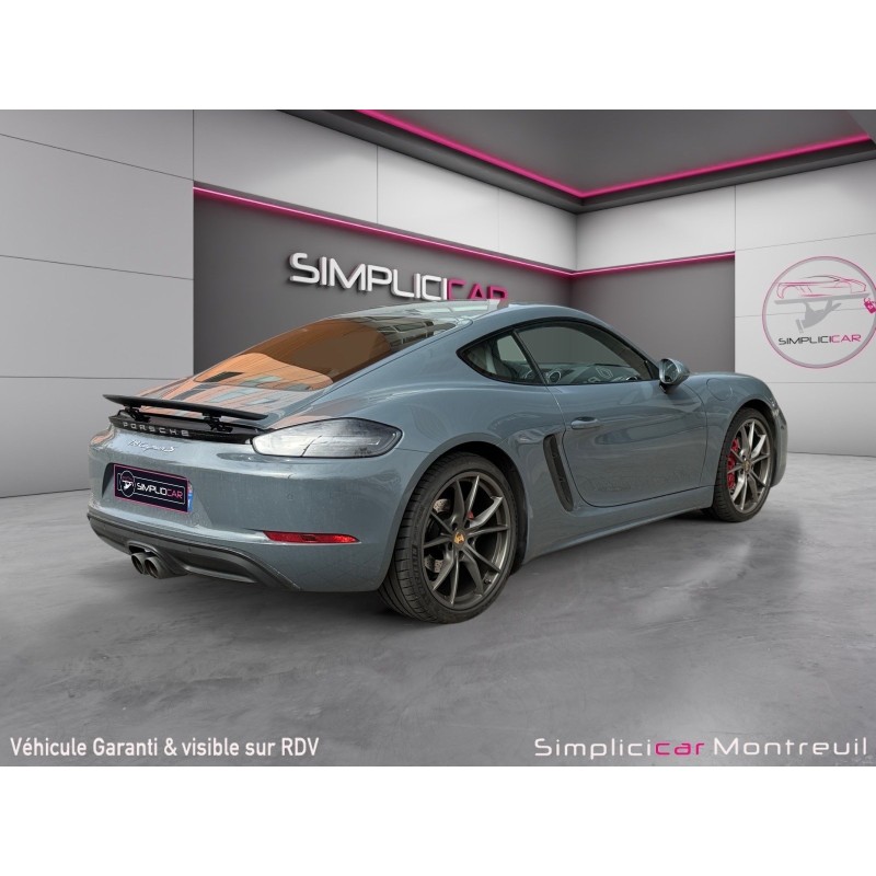 PORSCHE 718 CAYMAN 2.5i S 350 ch PDK historique, entretien, suivi complet, garantie 12 mois