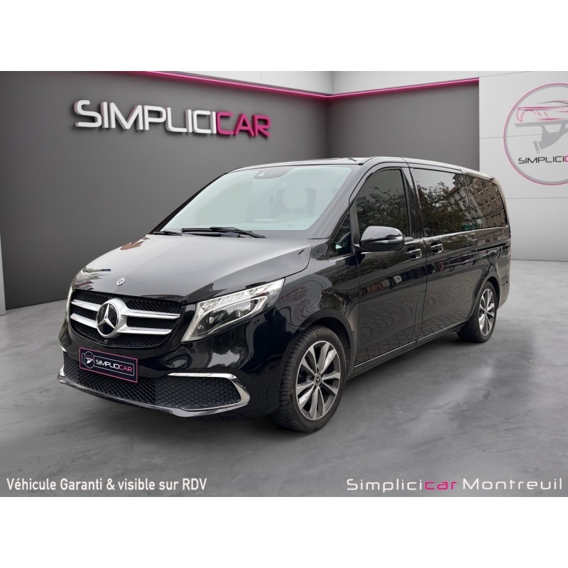 MERCEDES CLASSE V Long 300 d 9G-TRONIC Avantgarde Suivi Mercedes Burmeister Siège av chauffant Garantie 12 mois