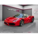FERRARI 488 GTB 4.0 V8 670ch ROSSO CORSA ORIGINE FERRARI FRANCE 2EME MAIN