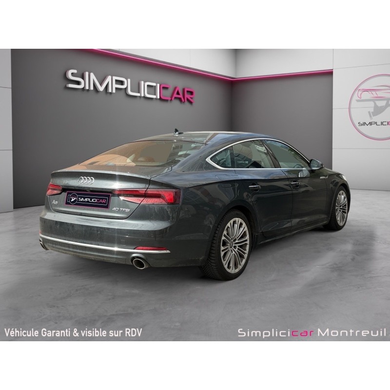 AUDI A5 SPORTBACK 40 TFSI 190 S tronic 7 Design Luxe entretien suivi complet, garantie 12 mois