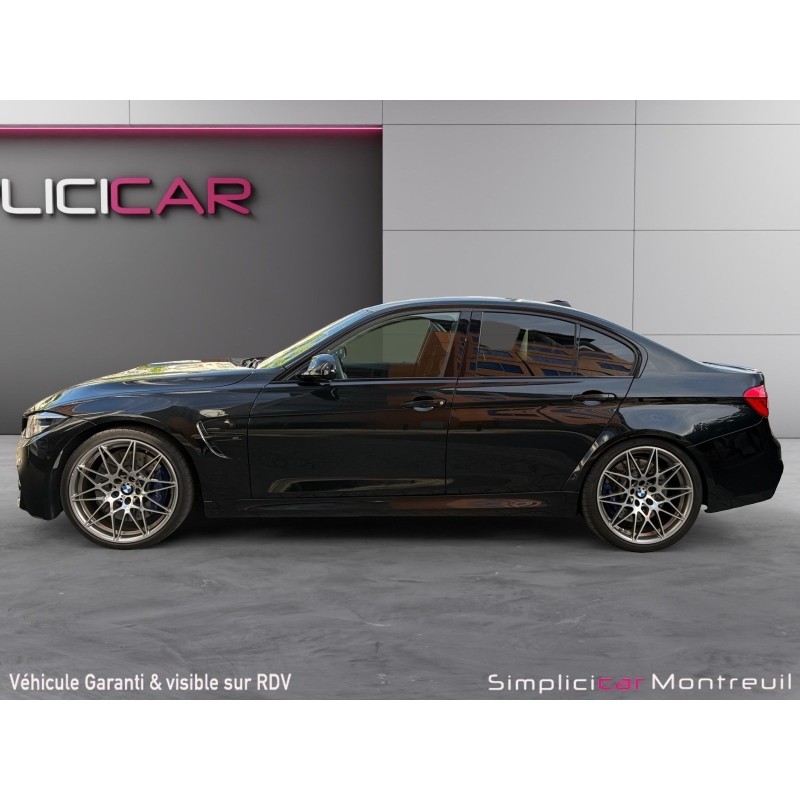 BMW M3 F80 450 ch Pack Competition M DKG7 historique suivi complet carplay garantie 12 mois