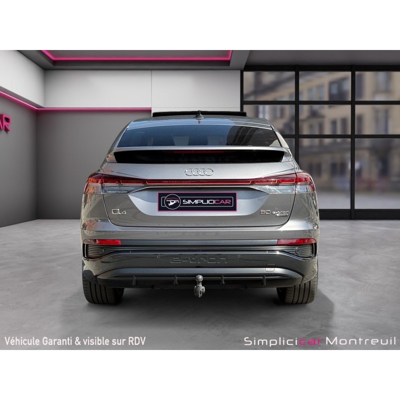 AUDI Q4 E-TRON SPORTBACK 50 quattro 299 ch 82 kW S line Sièges Chauffant Attelage Garantie 12 Mois