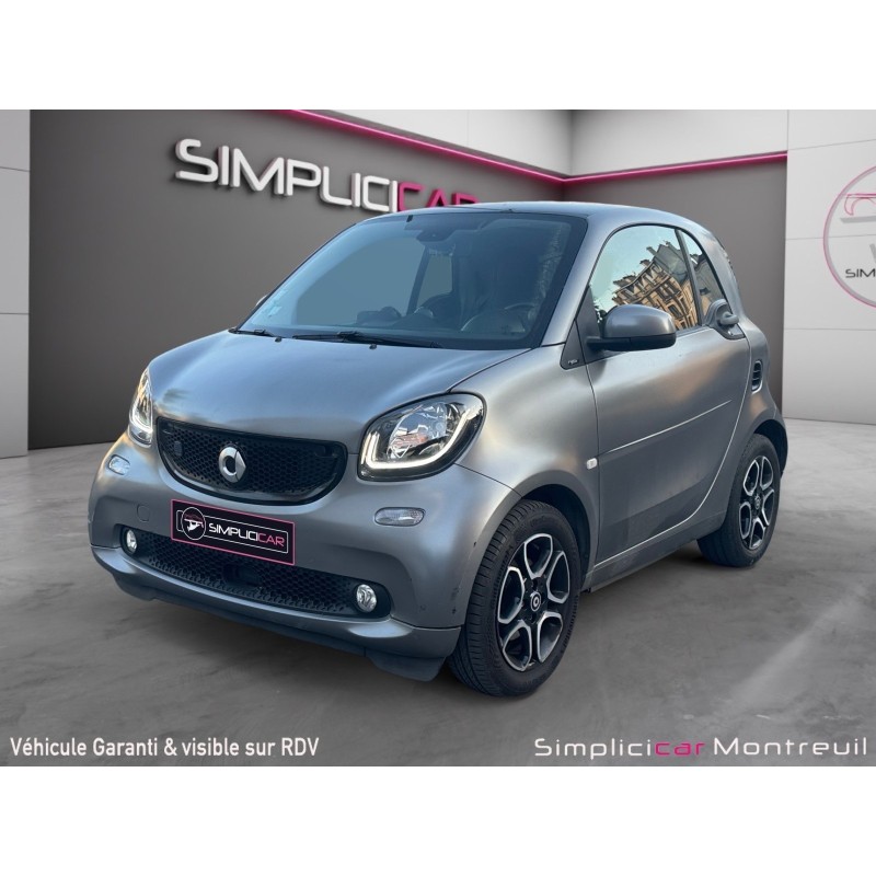 SMART FORTWO COUPE 82 ch Electrique BA1 Prime Caméra de recul Sièges cuir chauffants Garantie 12 mois