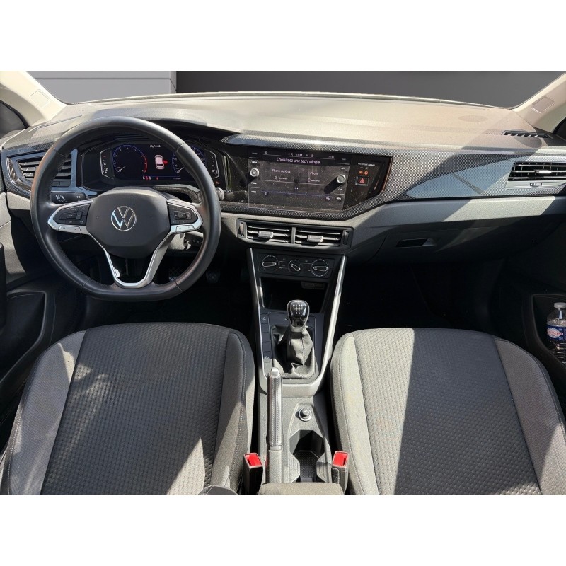 VOLKSWAGEN POLO 1.0 TSI 95 SS BVM5 Life virtual cockpit carplay suivi complet garantie 12 mois