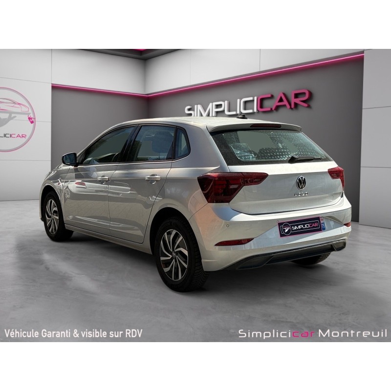 VOLKSWAGEN POLO 1.0 TSI 95 SS BVM5 Life virtual cockpit carplay suivi complet garantie 12 mois