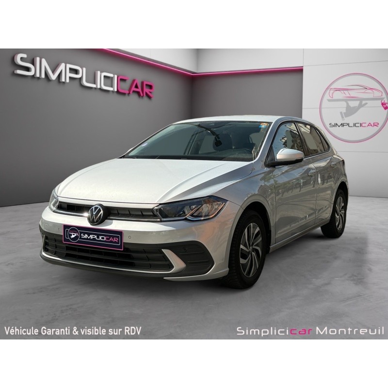 VOLKSWAGEN POLO 1.0 TSI 95 SS BVM5 Life virtual cockpit carplay suivi complet garantie 12 mois