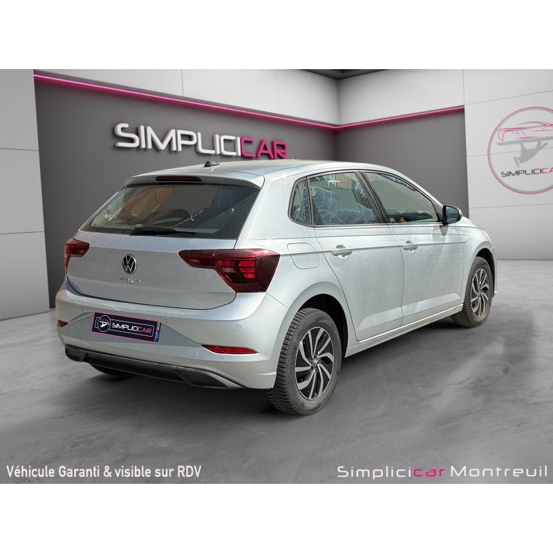 VOLKSWAGEN POLO 1.0 TSI 95 SS BVM5 Life virtual cockpit carplay suivi complet garantie 12 mois