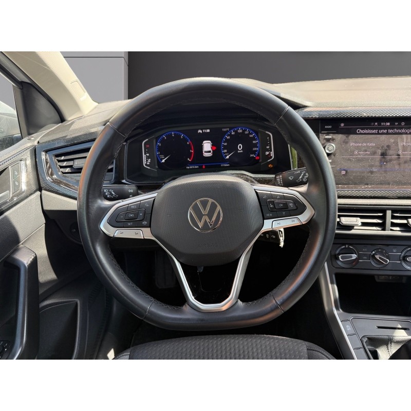 VOLKSWAGEN POLO 1.0 TSI 95 SS BVM5 Life virtual cockpit carplay suivi complet garantie 12 mois